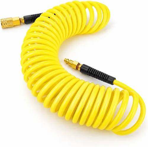 Vista 17 de 2 mangueras de aire de retroceso de poliuretano, 1/4 pulgadas de Amarillo