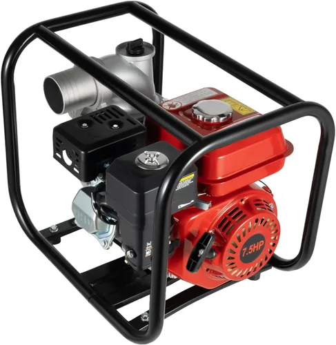 Vista 3 de Bomba de agua de gasolina de 1500 W Bomba de transferencia de agua a gas de 3 pulgadas Bomba de riego de alta presión Bomba de agua de gasolina