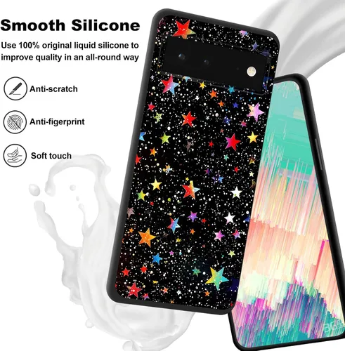 Vista 174 de Funda delgada para Google Pixel 4 XL, funda delgada de silicona de TPU suave a prueba de golpes para Google Pixel 4 XL, astronauta Galaxy