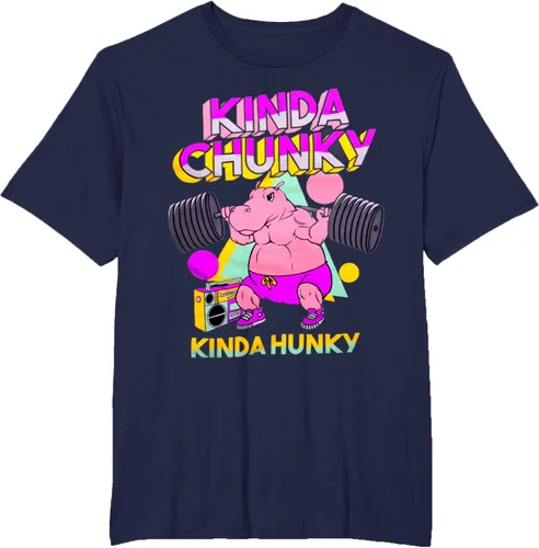 Vista 41 de Kinda Chunky Kinda Hunky, camiseta de gimnasio para culturismo, Negro