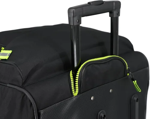 Vista 6 de Lightning X Premium - Bolsa de equipo de bomberos rodante con ruedas, mango retráctil, totalmente moldeada, 3 colores Negro