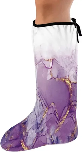 Vista 41 de Funda de fundición de pierna verde para pie de gato negro, funda decorativa para patas, regalo del día de San Patricio, debajo de la rodilla, manga