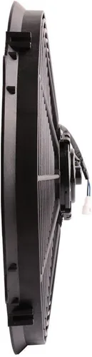 Vista 8 de Ventilador delgado universal de 16 pulgadas Push Pull Radiador eléctrico Ventilador de refrigeración Kit de montaje de 12 V Negro