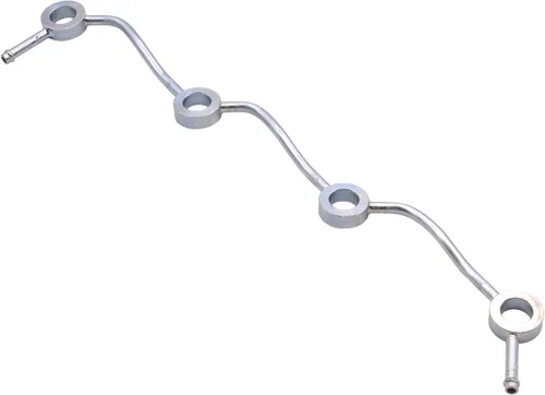 Vista 4 de Tubo de desbordamiento de retorno de combustible de 4 cilindros compatible para el motor 16271-42502 de Kubota V1505 V1305