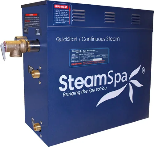 Vista 2 de 6kw Steam Sauna Generator Sentry Series 240v Steam Generator Continuous Dual-Tank Design Creates Non-Stop Steam Output, Rapid Steam Generation In