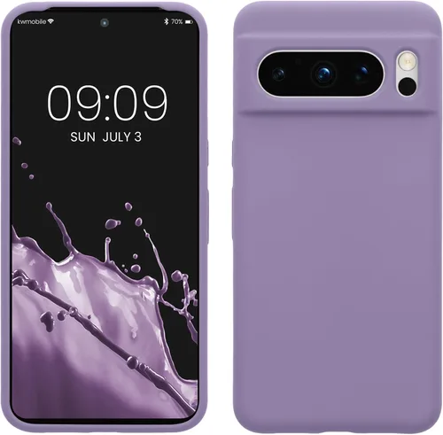 Vista 26 de kwmobile Funda compatible con Google Pixel 7 Pro - Funda de silicona TPU con acabado suave - Piedra antigua