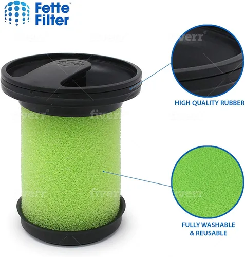 Vista 5 de Fette Filter -1610335 Filtro de vacío compatible con aspiradora inalámbrica Bissell Multi Reach Modelo # 1985 1985T 2151A 21512 21513 2151C 2151V