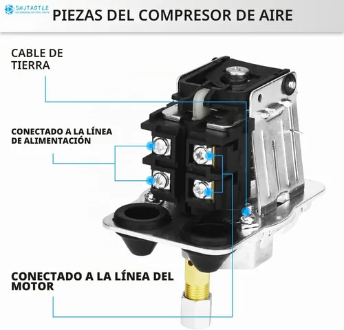 Vista 5 de Válvula de control universal del interruptor de presión del compresor