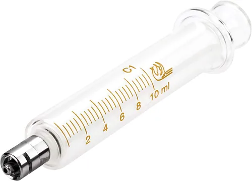 Vista 14 de 2 paquetes de jeringas de vidrio con tapas de 5 ml para laboratorio