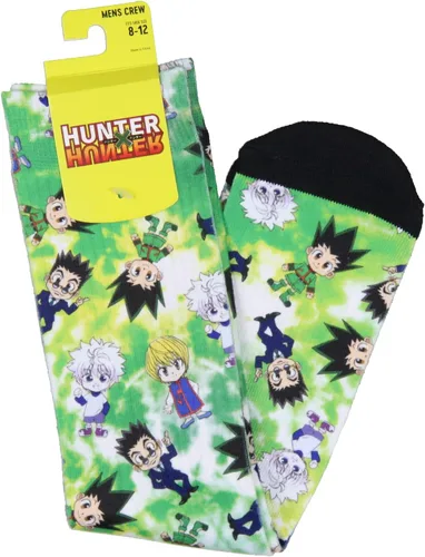 Vista 4 de Bioworld Hunter X Hunter Anime Chibi Characters - Calcetines sublimados para adultos, 1 par, Hunter X Hunter 2