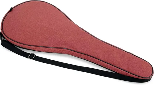 Vista 8 de Jaegvida Fundas para raquetas de tenis, bolsa de tenis, ligera, acolchada, correas ajustables Púrpura