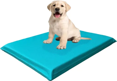 Vista 14 de Cama para perros de espuma viscoelástica con infusión de gel de alta densidad con funda externa duradera impermeable para todo tipo de clima