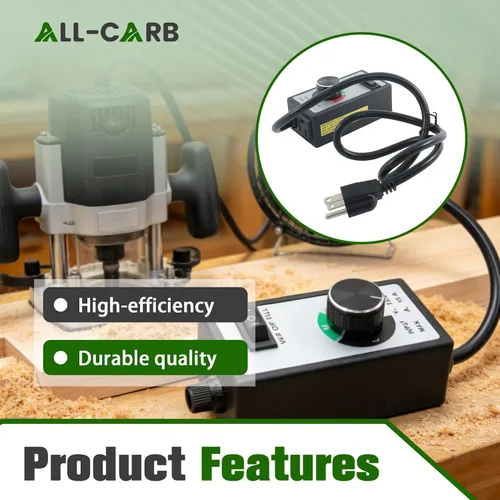 Vista 2 de ALL-CARB AC variable del regulador de velocidad del reóstato del motor eléctrico del ventilador del router