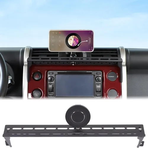 Vista 13 de Soporte para teléfono de automóvil compatible con Toyota FJ Cruiser 2007-2021+, soporte para panel de instrumentos, soporte para teléfono celular