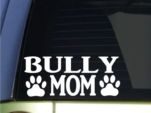 Vista 2 de EZ-STIK Pegatina Bully Mom H304 8.5 pulgadas de ancho vinilo American Bully Pitbull