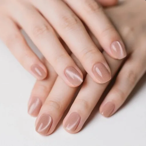 Vista 8 de Kit de uñas postizas a presión de ojo de gato, 24 uñas postizas acrílicas de gel suave de lujo con pegamento para uñas, kit de uñas postizas