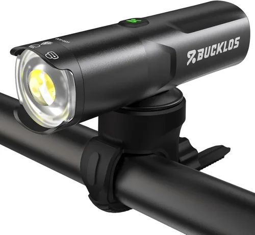 Vista 12 de BUCKLOS Luces de bicicleta súper brillantes para montar en la noche, 1500, 1200, 800, 600, 400 lúmenes, para conducción nocturna, faros delanteros