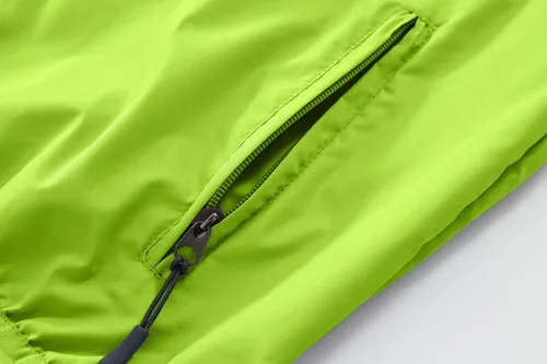 Vista 6 de Spmor - Chaqueta impermeable ligera para hombre, plegable, cortavientos, abrigo para correr
