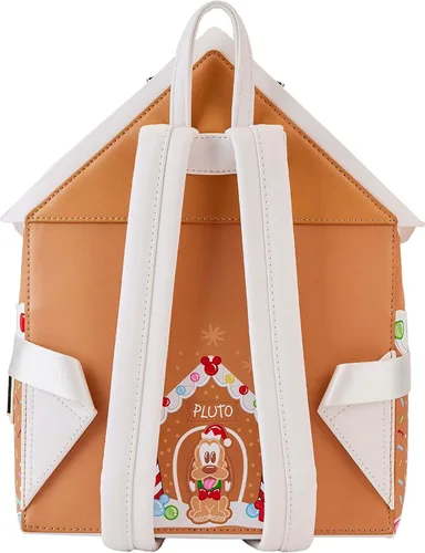 Vista 4 de Loungefly X Disney Mickey and Friends - Mini mochila de casa de jengibre - Disneybound Disney Lovers