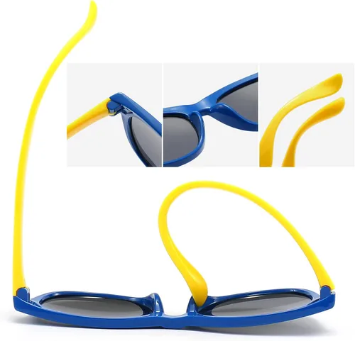 Vista 6 de FANNYGO Paquete de 3 lentes de sol polarizados para niños y niñas