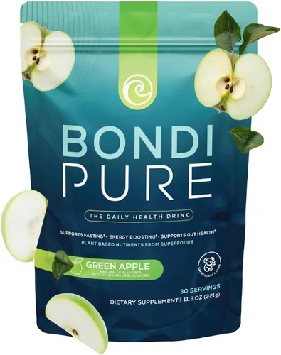 Vista 10 de Bondi Pure - Bebida diaria de salud y desintoxicación - Promueve la salud intestinal y el apoyo energético durante una limpieza o ayuno intermitente