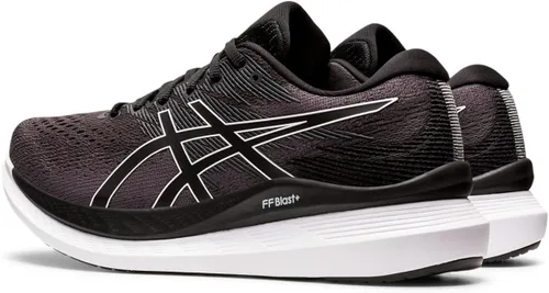 Vista 3 de ASICS GlideRide 3 - Tenis de correr para hombre negro anaranjado Shocking OrangeBlack