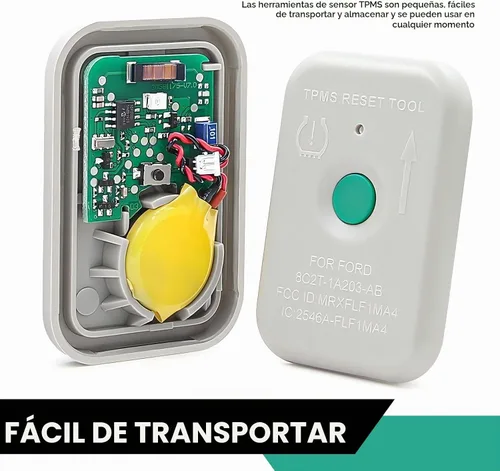 Vista 4 de 1 unidad de restablecimiento de presión de neumáticos automotriz, herramienta de entrenamiento de programación de diagnóstico de fallas del sensor