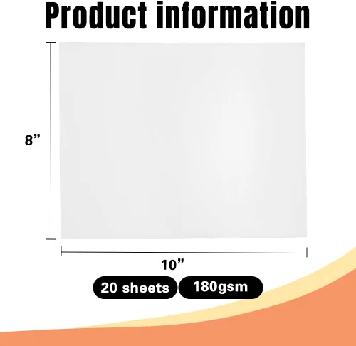 Vista 2 de 20 hojas de papel fotográfico brillante, papel fotográfico de 8 * 10 pulgadas para impresora, papel para impresión de fotos de inyección de tinta