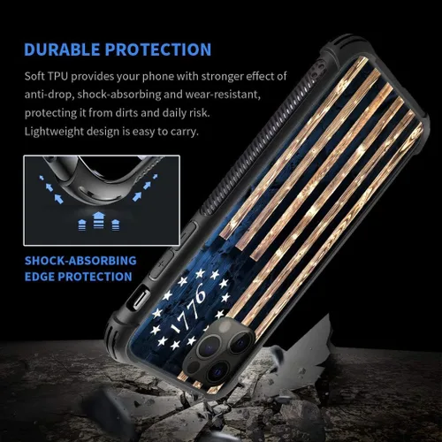 Vista 3 de DAIZAG Funda compatible con iPhone 11 Pro Max, protección completa, a prueba de golpes, antiarañazos, funda de poliuretano termoplástico para hombre