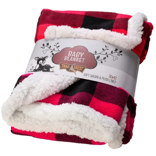 Vista 8 de Manta de bebé de forro polar sherpa ultrasuave Manta acogedora de felpa para niños Cuadros reversibles Lavable Tamaño amplio para mayor
