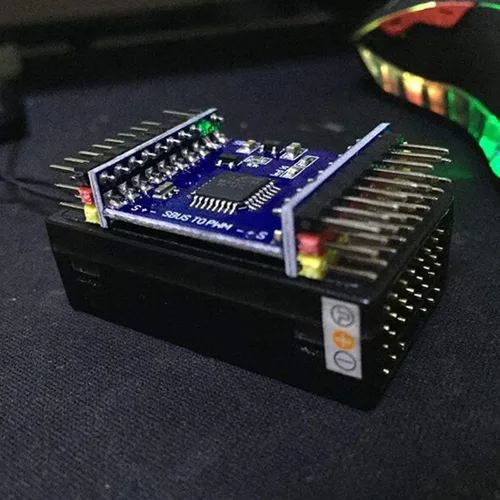 Vista 5 de QWinOut DIY SBUS a 16CH PWM Convertidor SBUS a PWM/PPM DECODER Dos vías PPM Admite conversión de Futaba, Naranja, Frsky y otras señales SBUS