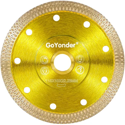 Vista 12 de GoYonder Hoja de Sierra de Diamante Super Delgada de 4" para Amoladora Hoja de Azulejo, Hoja de Sierra de Diamante para Cortar Azulejos de Porcelana