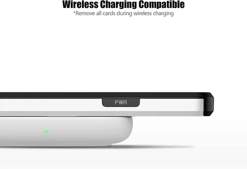 Vista 98 de Nvollnoe - Funda para iPhone 14 con tarjetero [tienda de 5 tarjetas] Negro - Almacenamiento más grande