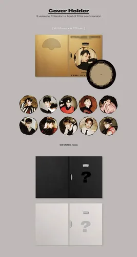 Vista 2 de THE BOYZ [CHASE] 5º Mini álbum [CHASE + STEALER + TRICK] 3 VER SET. CD+Portavas+Libro de fotos 84p+Tarjeta de fotos lenticular+Tarjeta de fotos