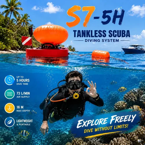 Vista 2 de 819 Tankless Scuba Diving System
