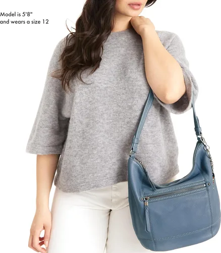 Vista 6 de The Sak Sequoia Hobo Bag - Bolso grande de cuero de primera calidad para mujer para todos los días y viajes - Bolso duradero con bolsillo