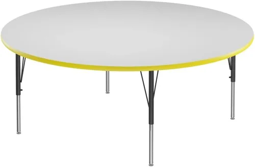 Vista 54 de Correll - Mesa rectangular de 24 x 36 pulgadas, mesa de actividades superior de borrado en seco, altura ajustable (19 a 29), laminado de alta
