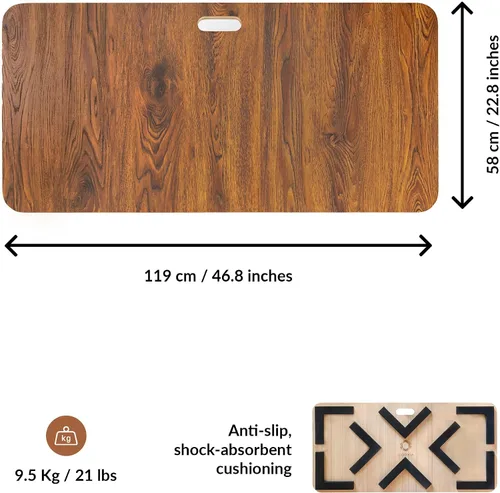 Vista 5 de ODOXIA Tap Board for Tap Dancing Portable Dance Floor for Any Surface Cushioned Tap Dance Floor Tap Dance Floor Mat Dance Practice Floor