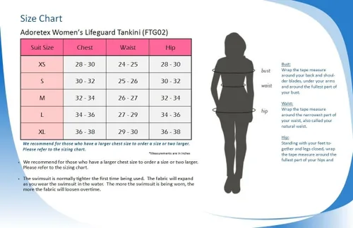 Vista 4 de Adoretex Traje de baño tankini de licra Xtra Life de dos piezas para mujer