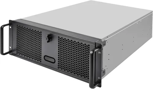 Vista 23 de Silverstone Technology RM23-502-MINI, 2U Dual 5.25" Drive Bay Micro-ATX chasis de servidor industrial para montaje en rack con interfaz USB 3.1