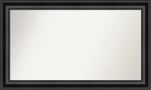 Vista 569 de Amanti Art Espejo personalizado, espejo de baño negro puente, espejo de pared o espejo de tocador de baño sobre el fregadero (26 x 26 pulgadas)