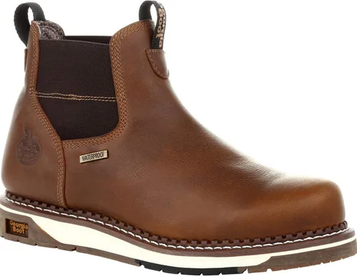 Vista 5 de Georgia Boot Botas de trabajo Chelsea impermeables con cuña, talla única