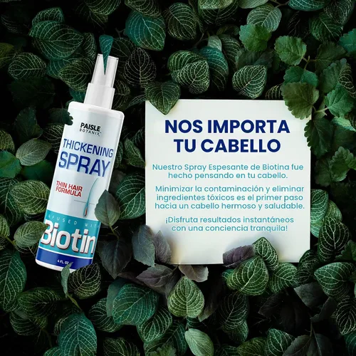 Vista 11 de Suero engrosador de cabello con biotina para el crecimiento y el volumen del cabello, bloqueador DHT para la prevención de la pérdida de cabello