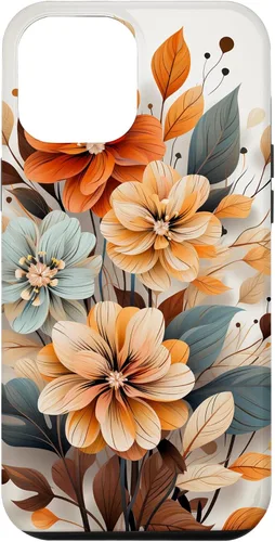 Vista 26 de Cute Fall Flower Sublimation Clipart Autumn Leaves Case for iPhone 17