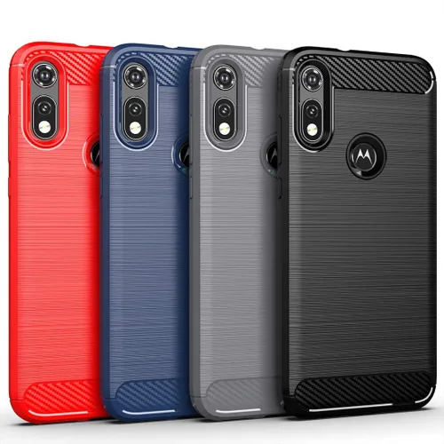 Vista 6 de Osophter Funda para Moto E 2020, Moto XT2052-1, funda protectora de goma TPU flexible para Motorola Moto E (2020) (negro)