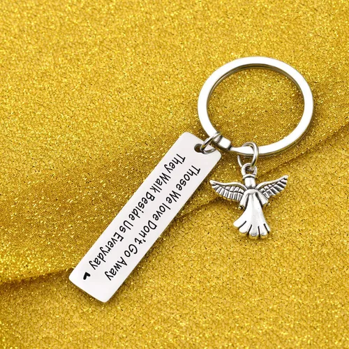Vista 5 de 7RVZM - Joyería conmemorativa para madre con pérdida de padre, regalo de simpatía en memoria de mamá, regalo para papá, regalo conmemorativo