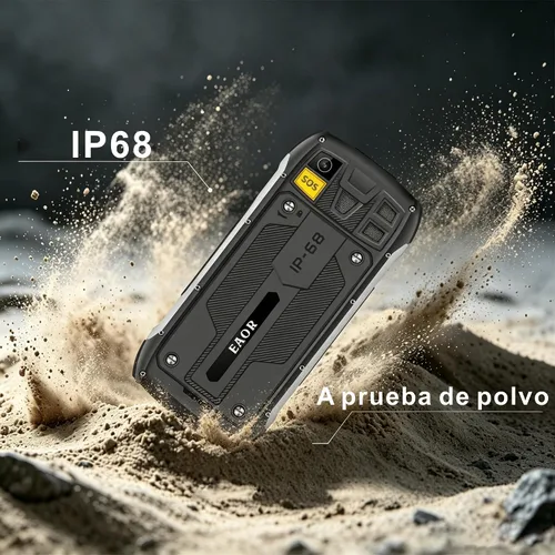 Vista 2 de Teléfono robusto 4G desbloqueado,Pantalla de 2,8", IP68,4500mAh