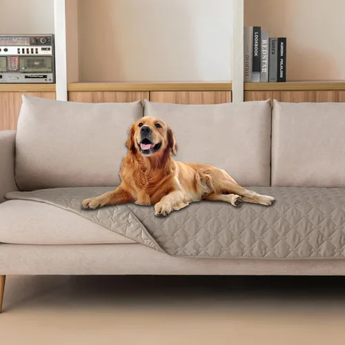 Vista 51 de gogobunny Manta para mascotas 3 veces más resistente, impermeable y a prueba de arañazos; protector de muebles reversible para perros y gatos, funda