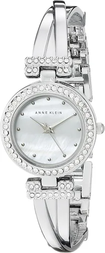Vista 3 de Anne Klein Womens Premium Crystal Accented Bangle Watch and Bracelet Set