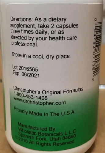Vista 3 de Prostata Plus Fórmula (Prospalmetto) Dr. Christopher 100 VCaps